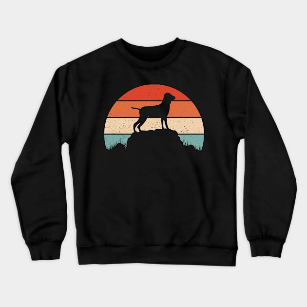 Bracco Italiano Dog Crewneck Sweatshirt by Tesszero